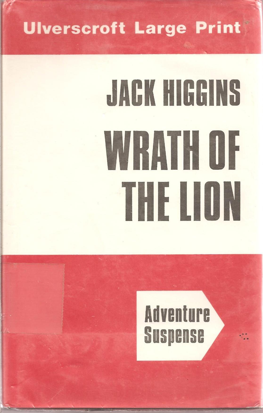 Book cover of Wrath of the Lion